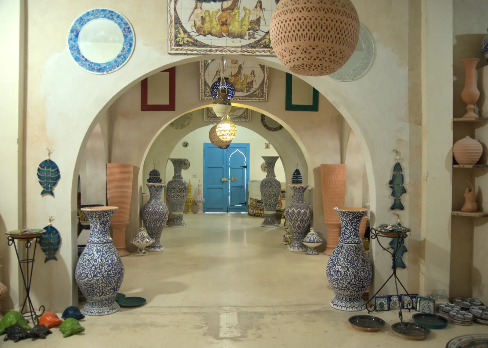 Djerba's shallow turquoise eastern coast