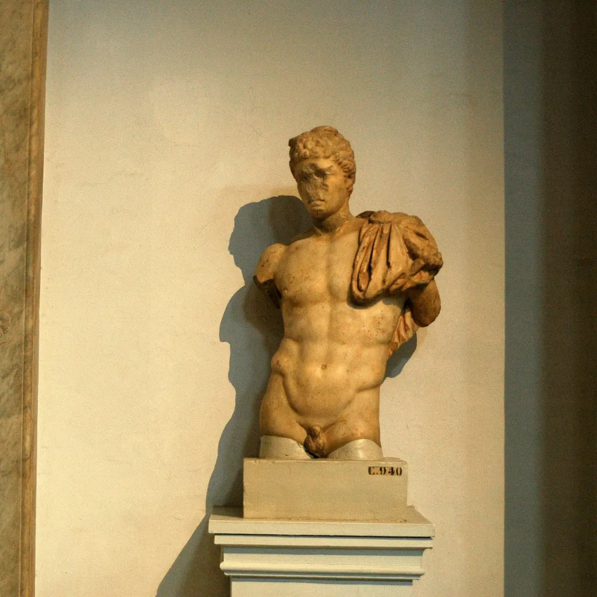 Classical marble statue