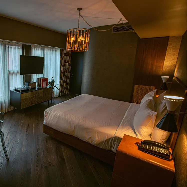 Stylish boutique hotel room — mid-range comfort in Tunisia