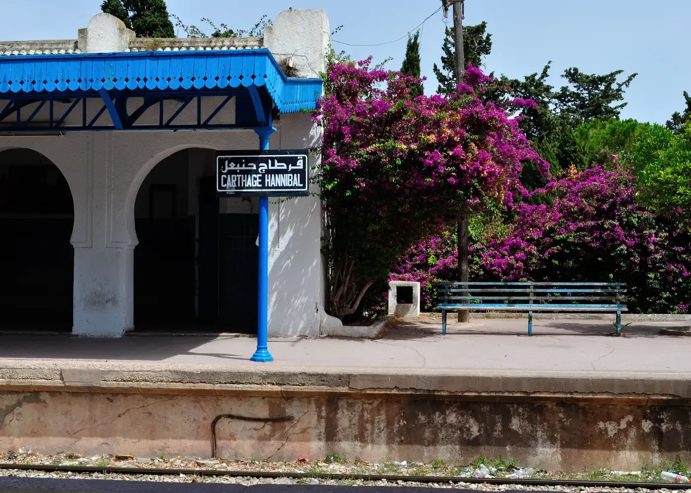 The TGM coastal classic — Tunis to La Marsa via Sidi Bou Said