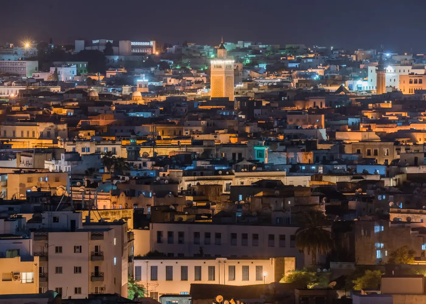Tunis northern suburbs — luxury hotel zone